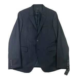 Joseph Navy Super 100s Wool Davide Jacket Size Mens 44R NWT